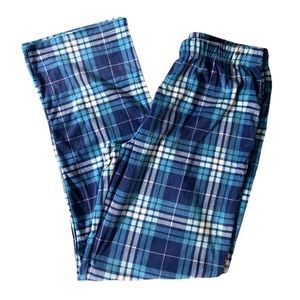 Gloria Vanderbilt Pants Pajama Pull On Blue Soft Warm Loungewear Medium